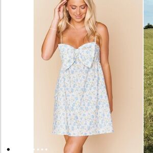 NEW Show me your MuMu Best Bow Dress in charming rose